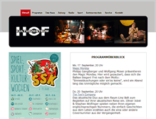 Tablet Screenshot of kulturzentrum-hof.at
